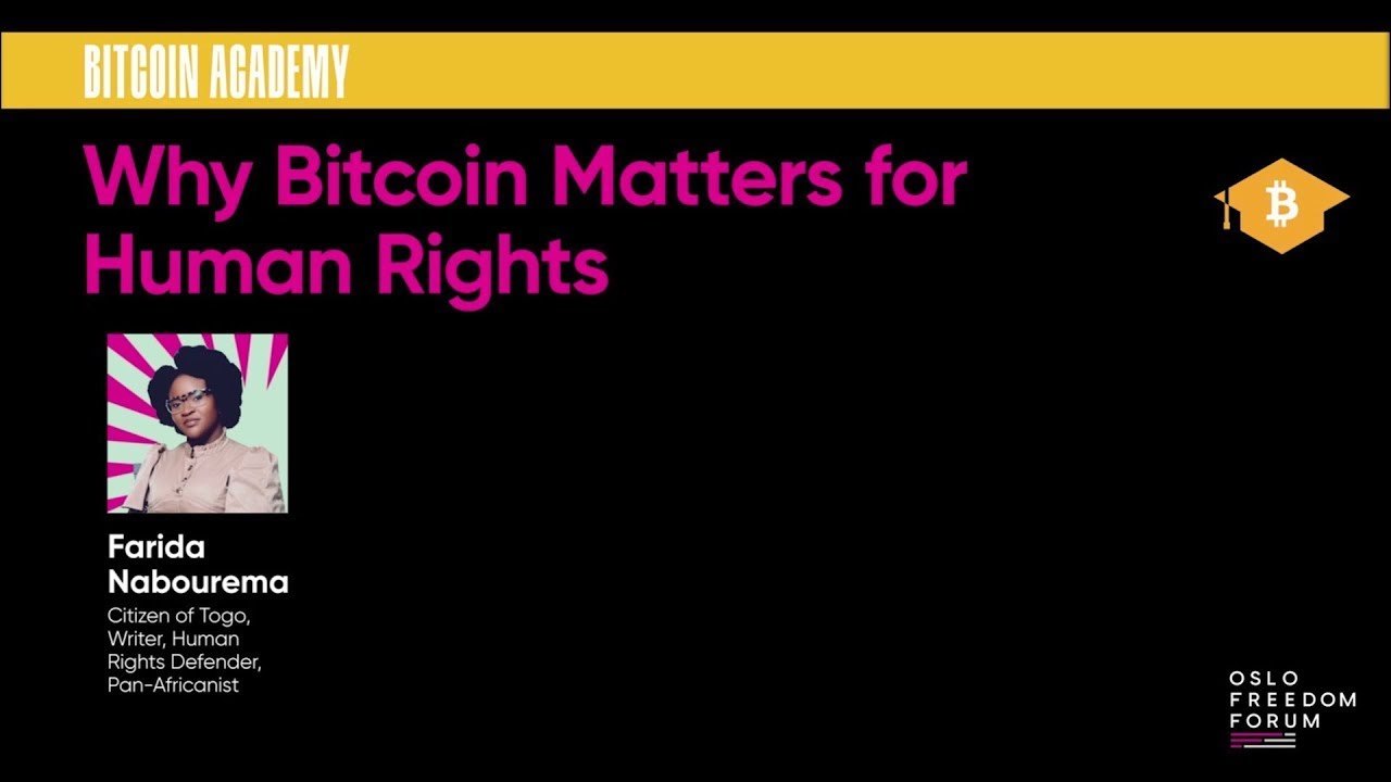 Bitcoin for Human Rights in Togo – Farida Nabourema