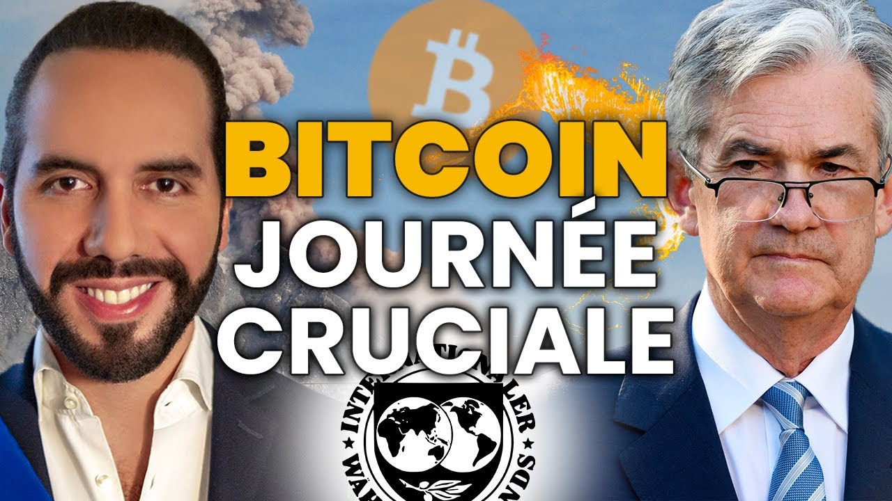 BITCOIN & ALTCOINS JOURNÉE CRUCIALE sur le CRYPTO MARKET (FED Powell / Salvador vs IMF)