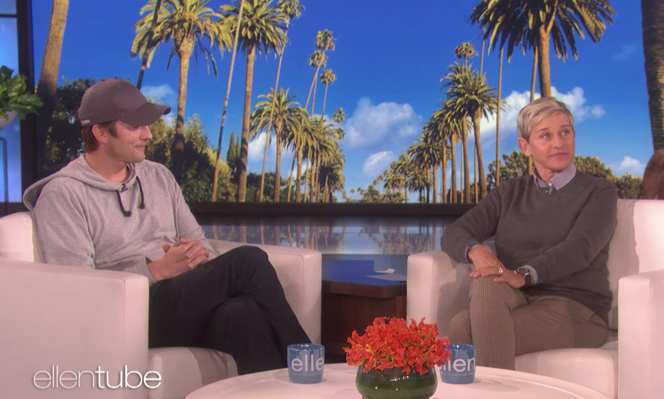 Ashton Kutcher Shocks Ellen with Huge Ripple (xrp) Donation