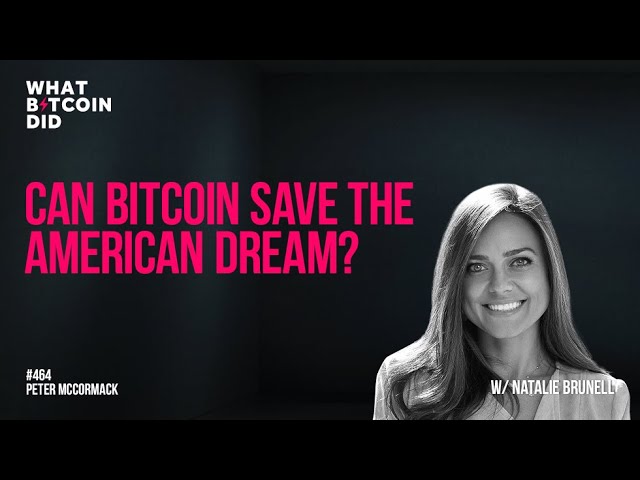 O Bitcoin pode salvar o Sonho Americano?
