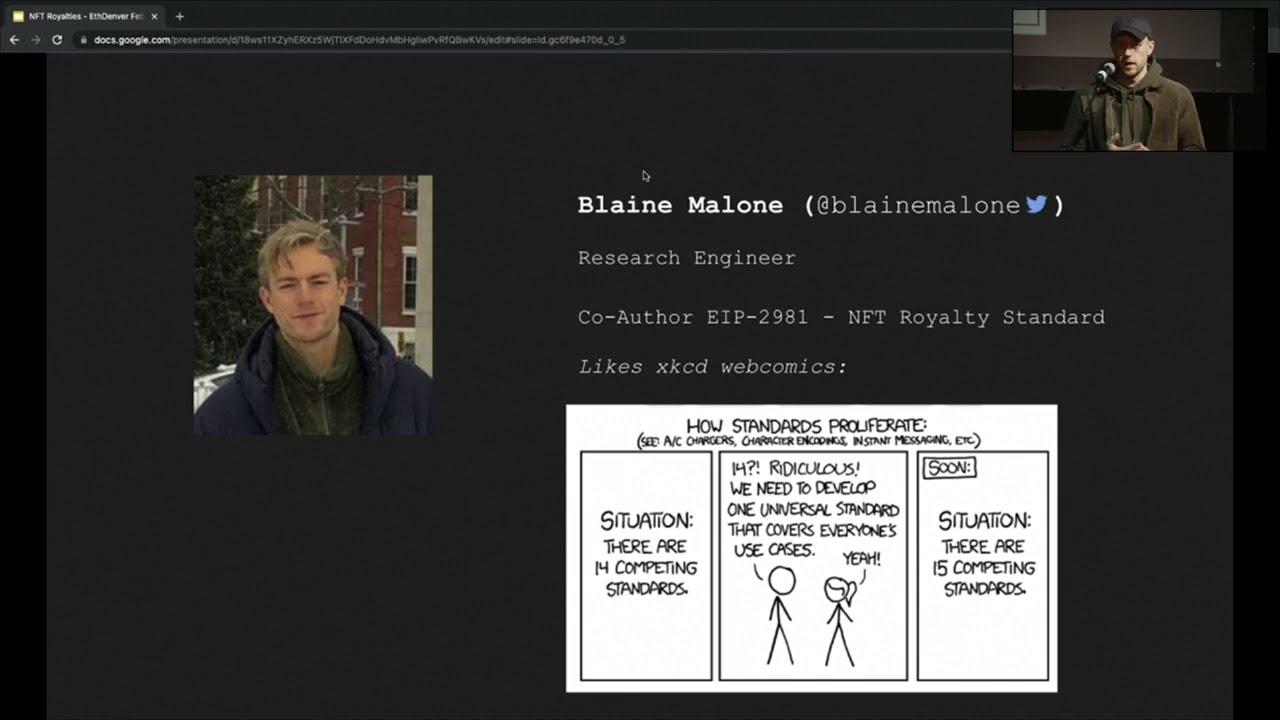 NFT Royalty Standard EIP-2981 – Blaine Malone