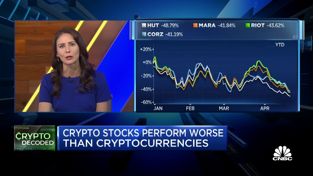 Crypto Stocks Are Decoupling From Many Cryptocurrencies