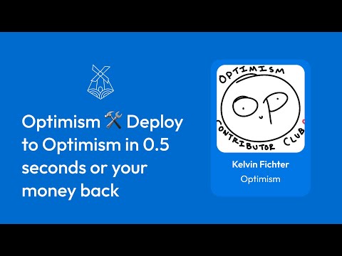 Deploy to Optimism in 0.5 Seconds or Your Money Back