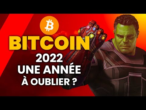 BITCOIN et ALTCOINS une ANNÉE 2022 à OUBLIER pour la CRYPTO ?!