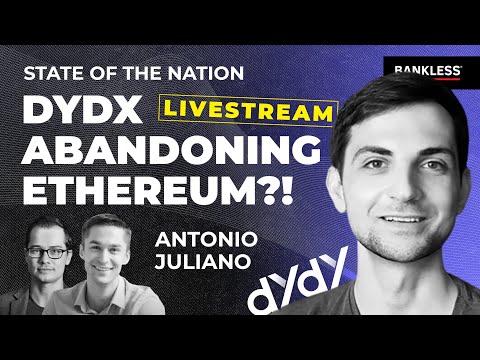 Antonio Juliano on dYdX Migrating From Ethereum to Cosmos