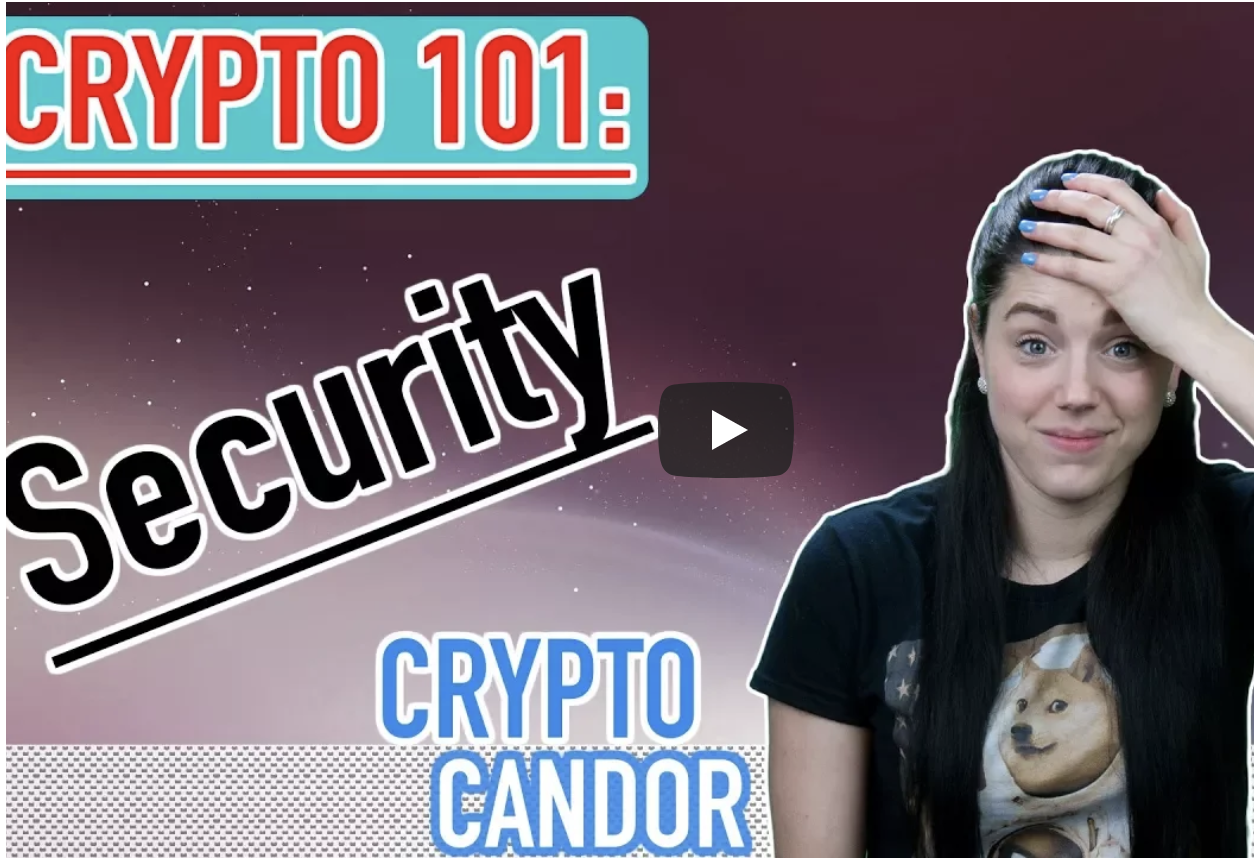 Lesson on crypto security by Crypto Candor