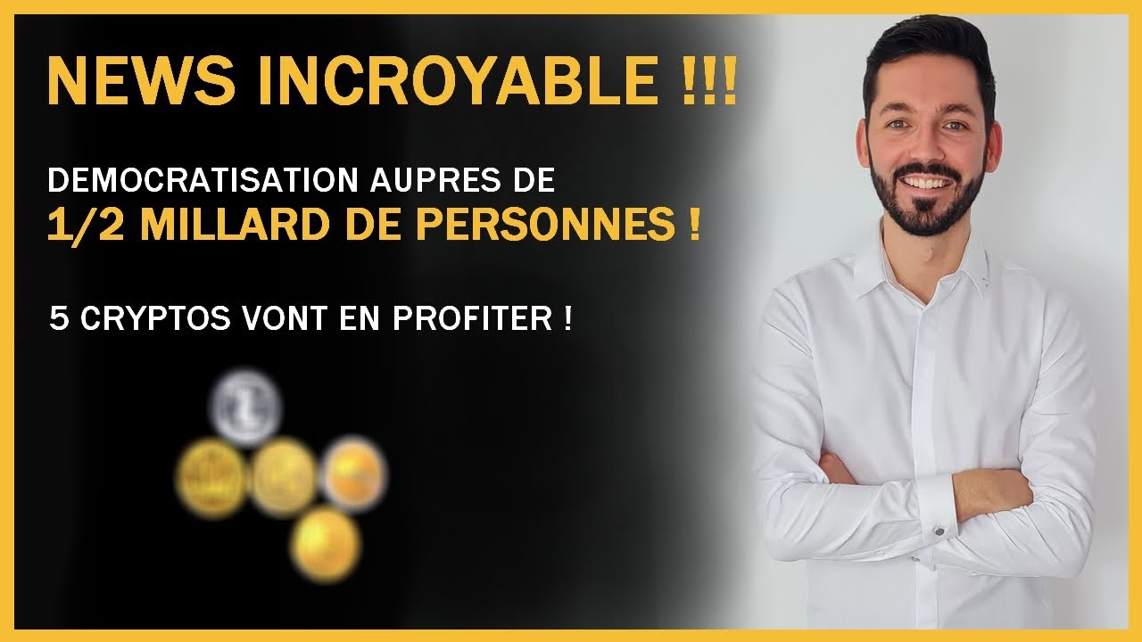 Crypto monnaie : Nouvelle INCROYABLE !!!! Top 5 crypto monnaie explosion NEWS