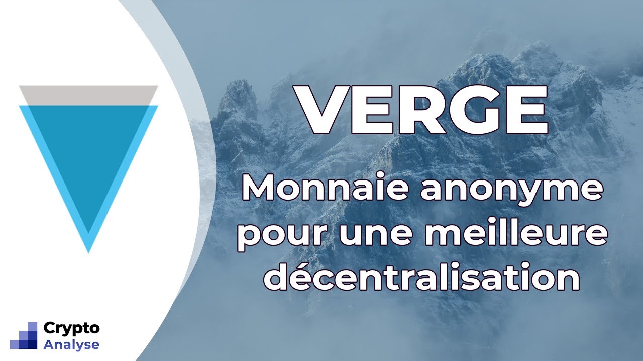 Verge : La monnaie anonyme