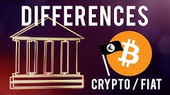 Différences entre l’EURO € et le BITCOIN?