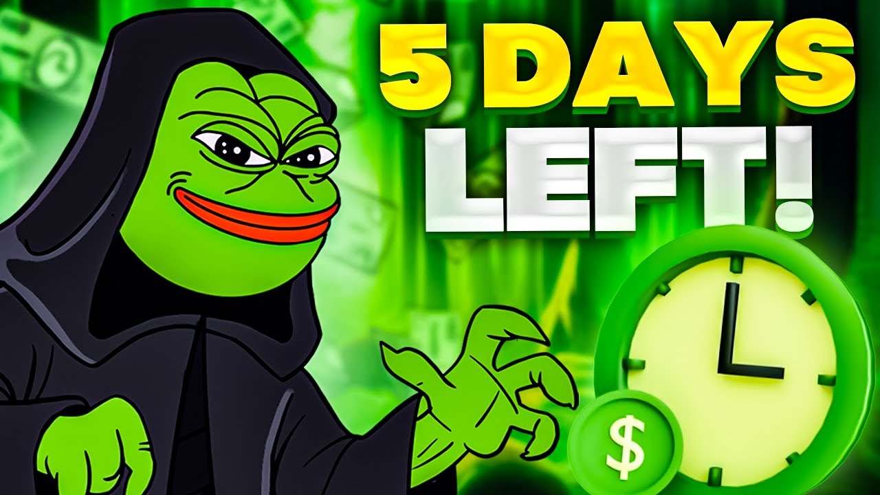 🐸🔥 EVIL PEPE PRESALE: Only 5 Days Left to Snatch the Next Potential 10x Crpyto! 🚀