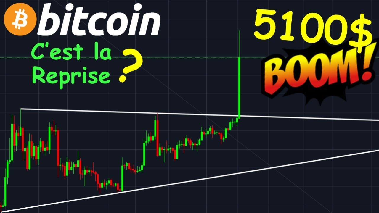 BITCOIN 5100$ C’EST LA REPRISE !? btc analyse technique crypto monnaie