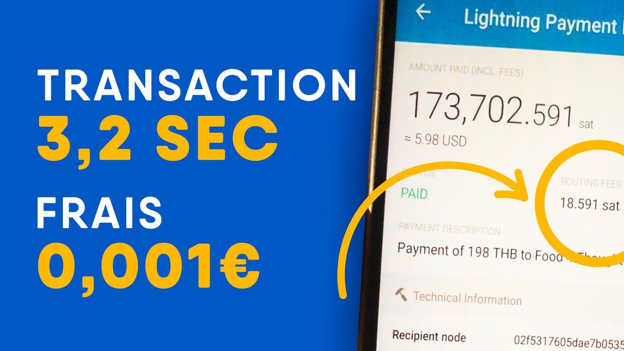 Une transaction Bitcoin en 3,21 secondes : Ligntning Network