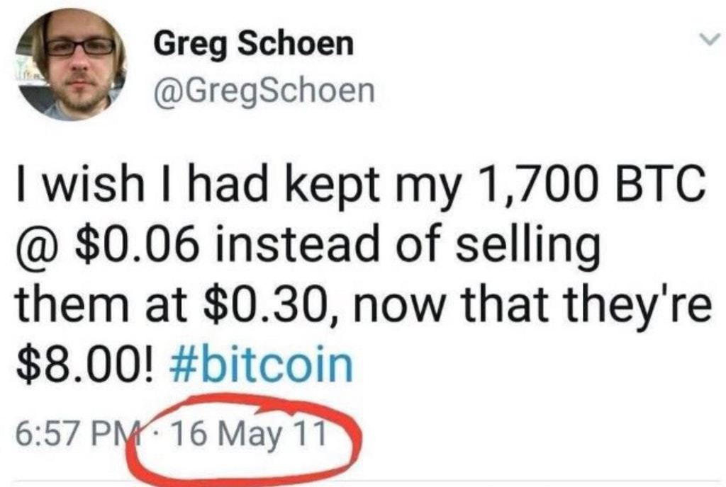 i regret not buying bitcoin