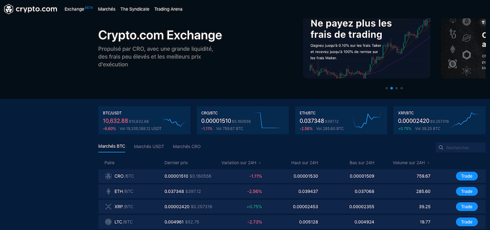 exchange crypto français