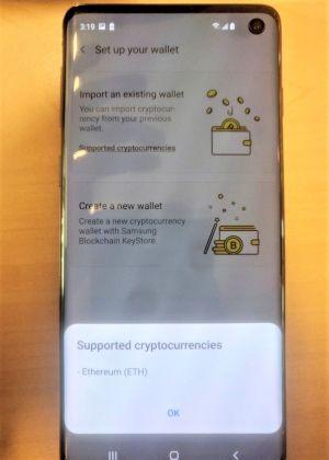 "Leaks" Show Crypto Wallet on Rumored Samsung Phone 102