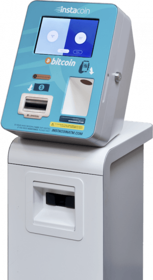 Un guichet automatique Instacoin