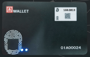 AUTHENTREND ATWallet - biometrics card type Fingerprint Crypto