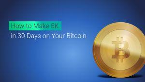 How to Make 5K in 30 Days on Your Bitcoin 101