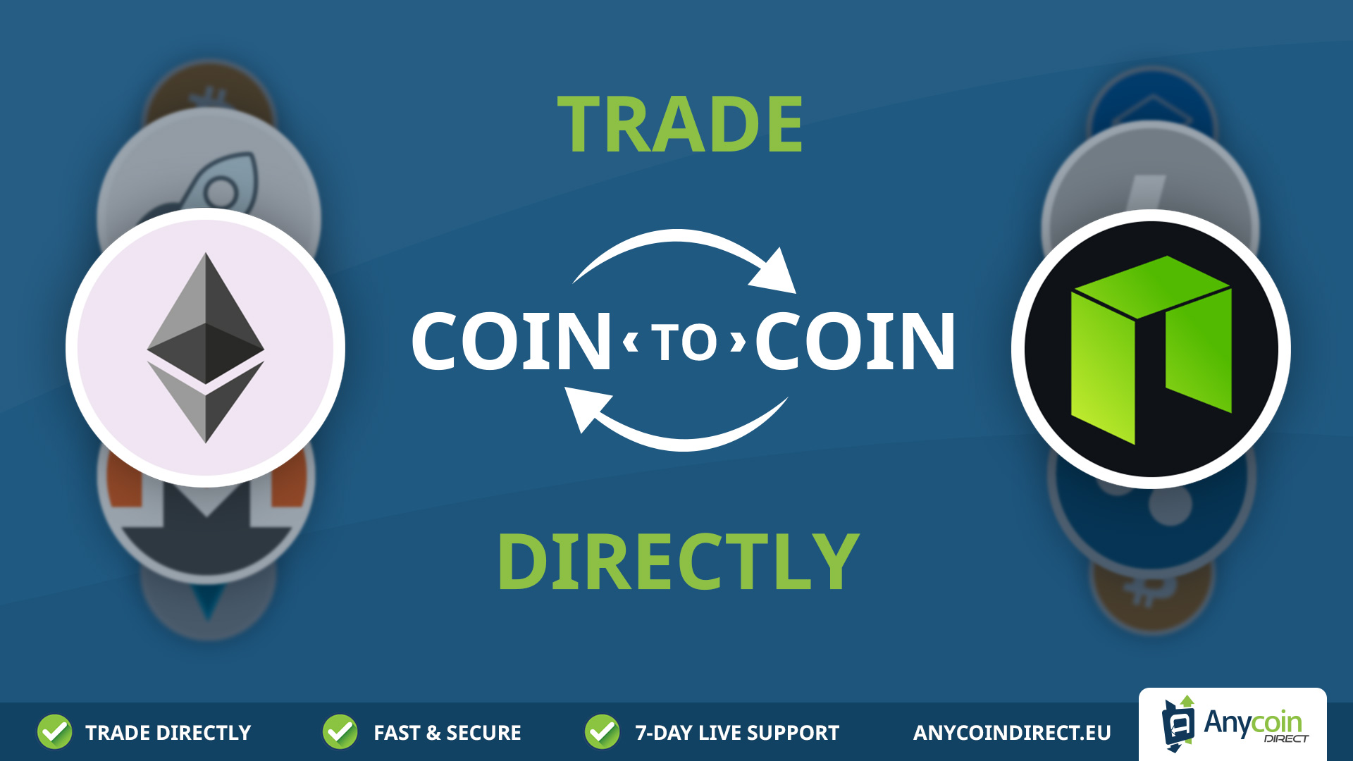 Anycoin Direct voegt nieuwe service toe: Coin-to-Coin traden 0001