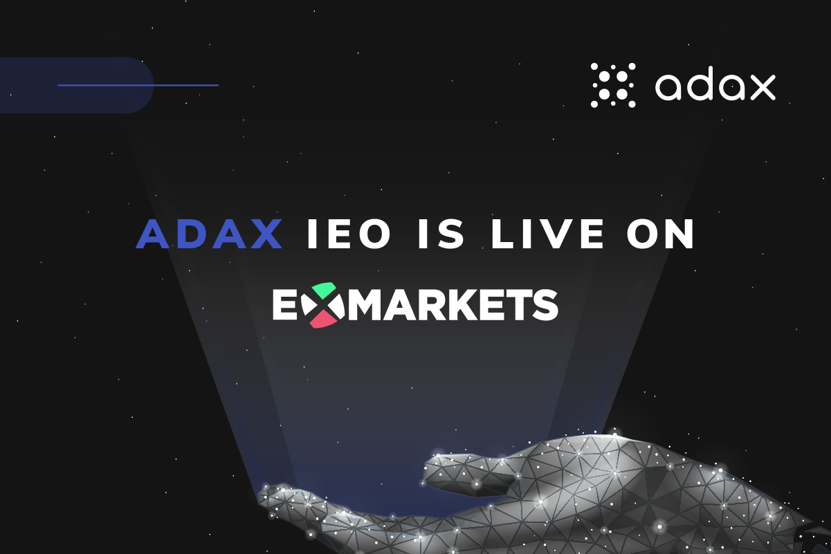 Venture Capital Backed Dex For Cardano Adax Ieo Is Live On Exmarkets