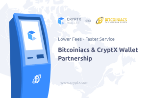 Bitcoiniacs and CryptX Wallet Announce Partnership