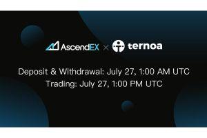 Ternoa to List on AscendEX