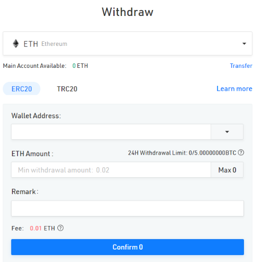 how do you withdraw token from metamask