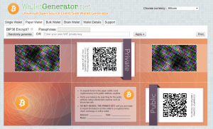 How to generate a bitcoin paper wallet