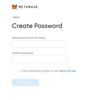 metamask password