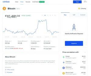 Coinbase recensione account portfolio