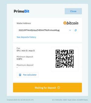 PrimeBit review deposit bitcoin