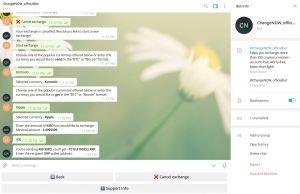 ChangeNOW.io Telegram bot