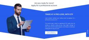 ETFinance pro account