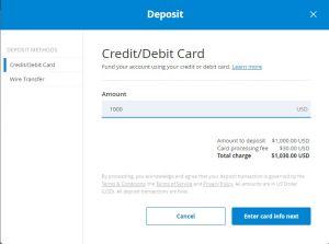 bittrex review credit debit card deposit