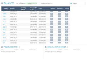 YoBit deposits and withdrawals