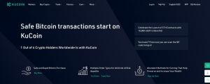 KuCoin homepage