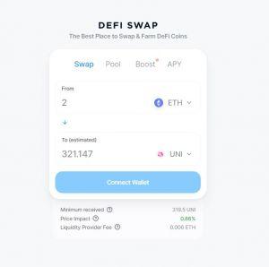 Crypto.com anmeldelse - DeFi Swap