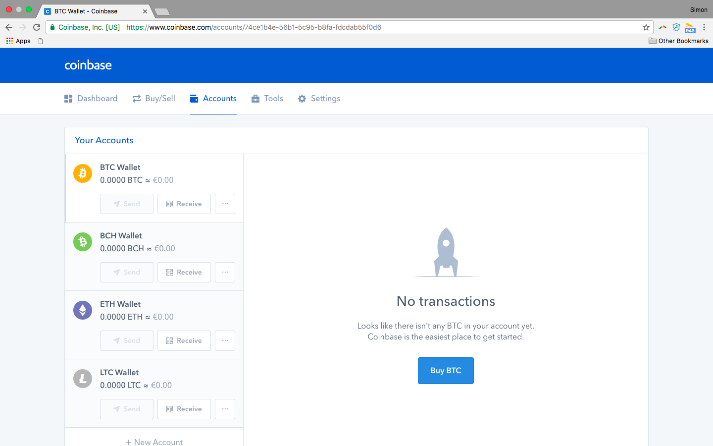 coinbase buy and sell