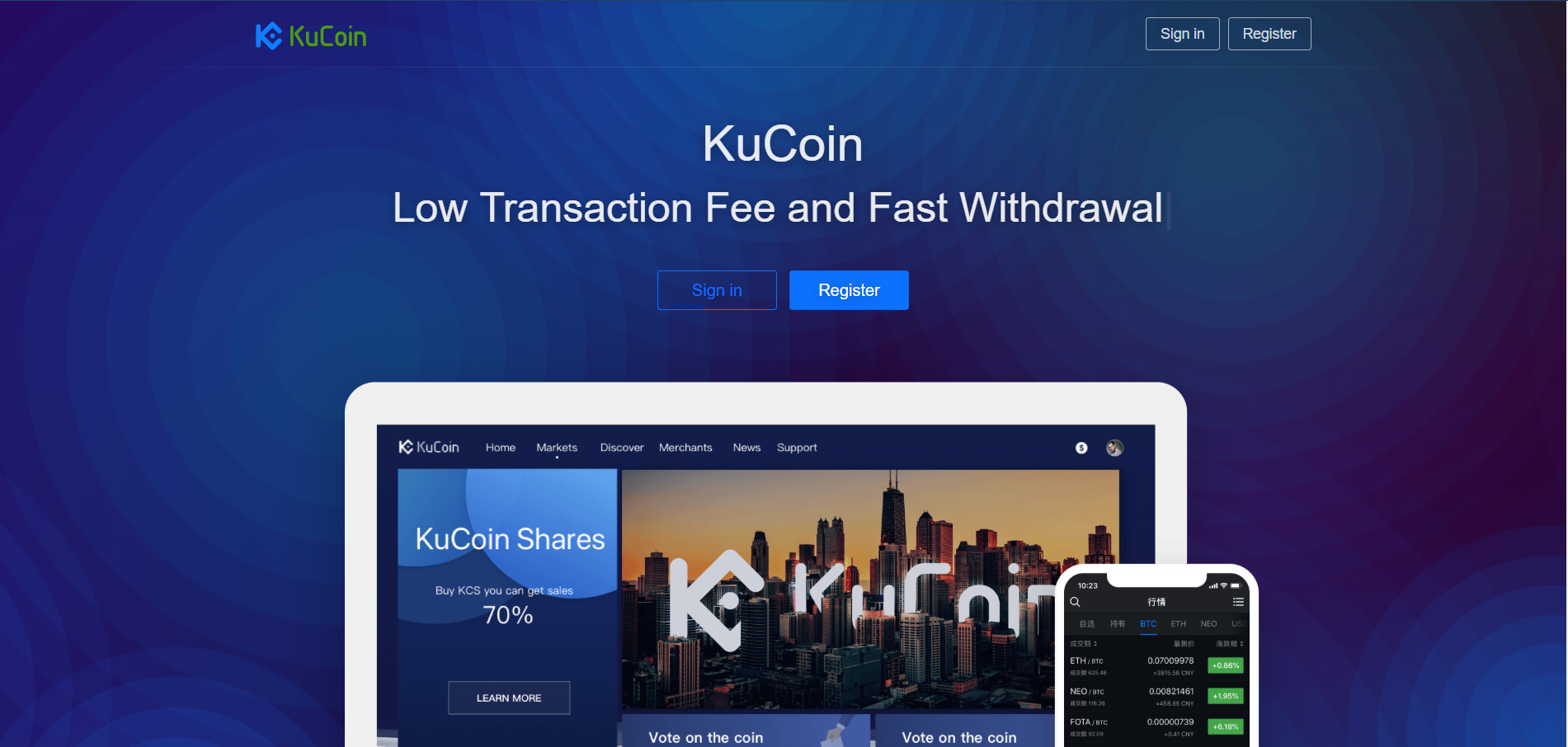 where is kucoin physically located
