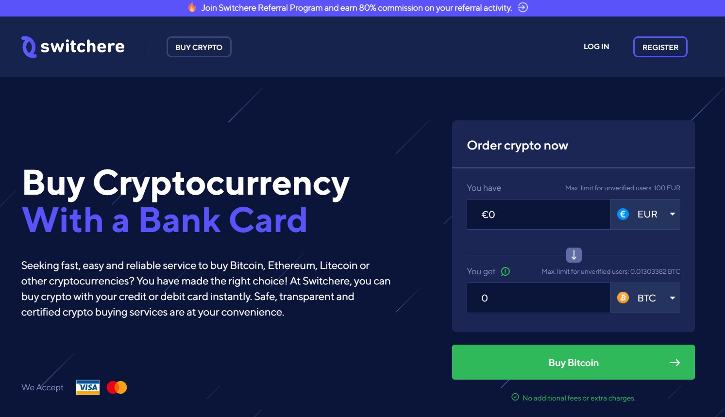 credit card cryptocurrency exchange