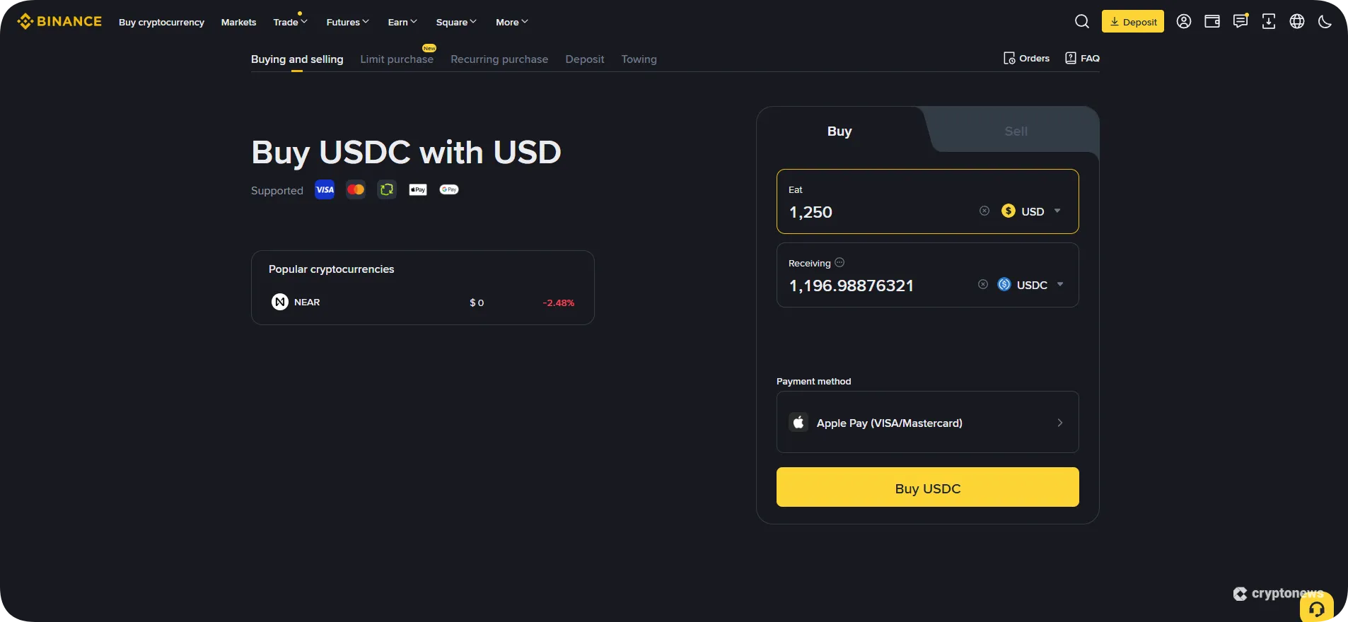 fund your binance account