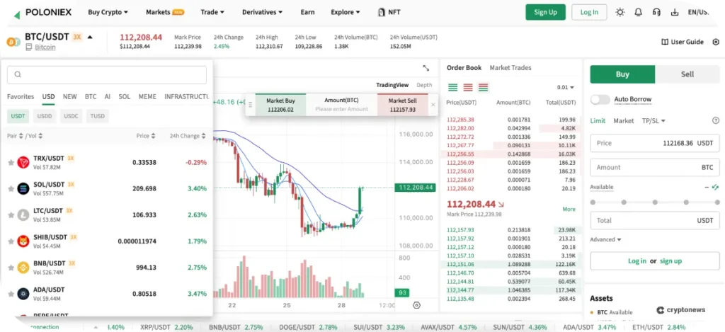 Spot and Margin Trading
