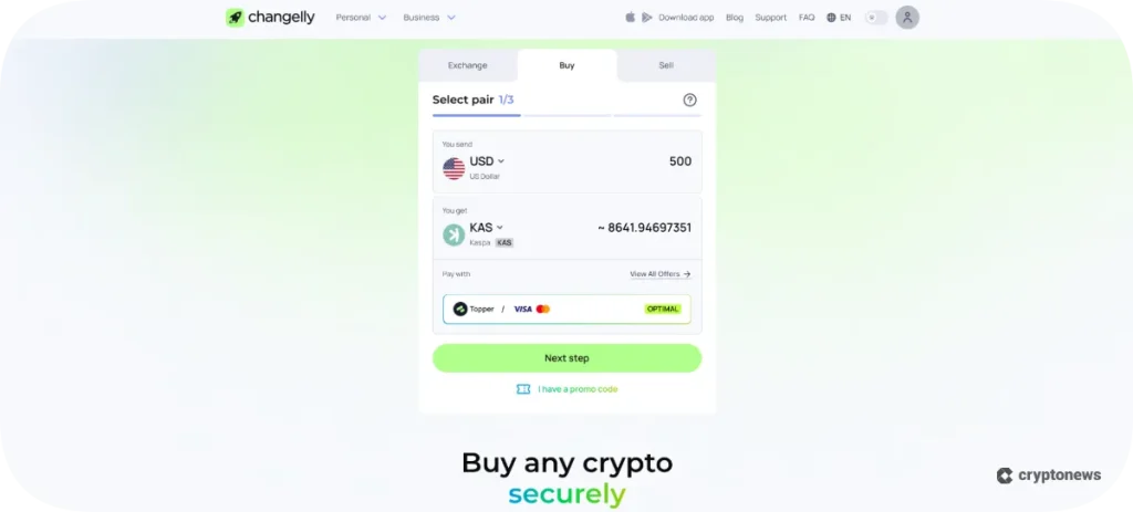 Changelly conversion