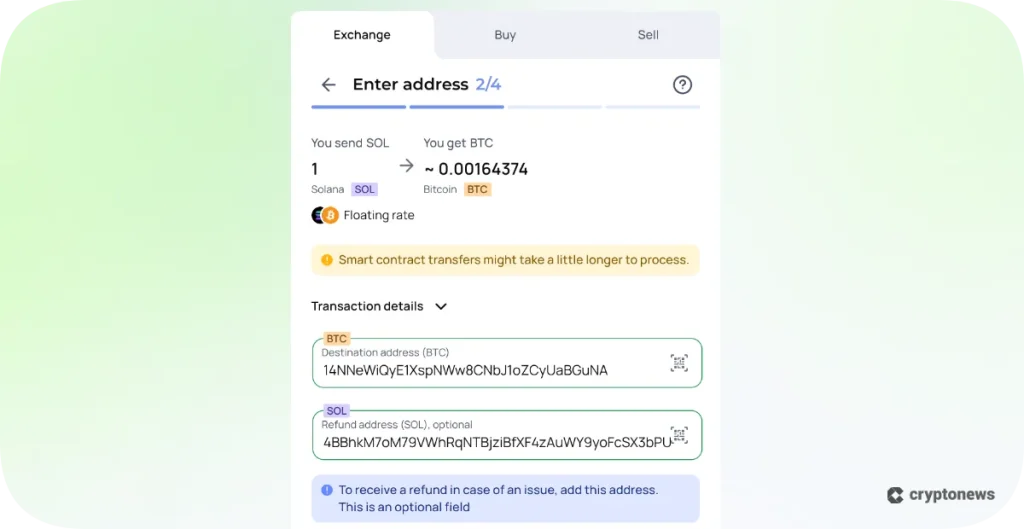 Chnagelly transactions