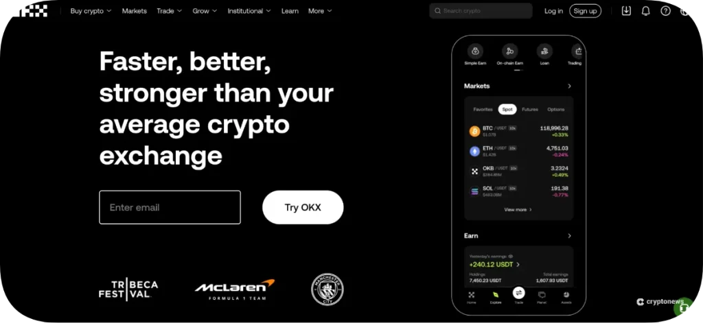 OKX is a great alternative to gemini