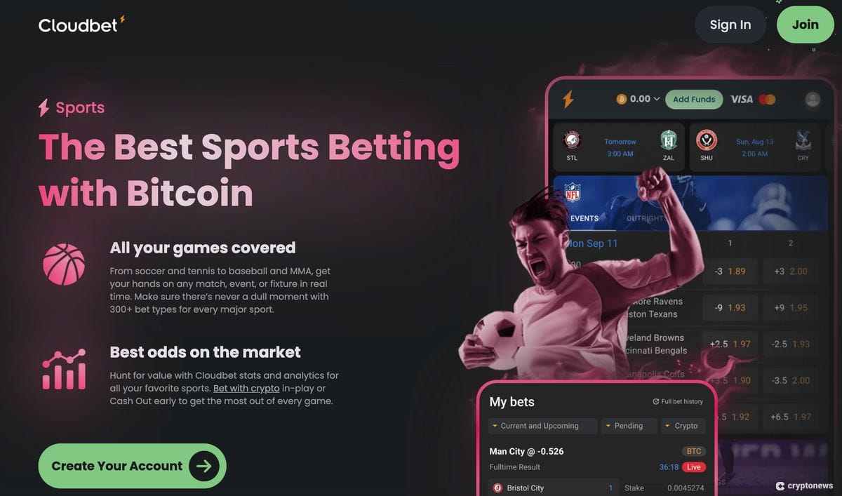 Cloudbet betting site - Monero online casinos