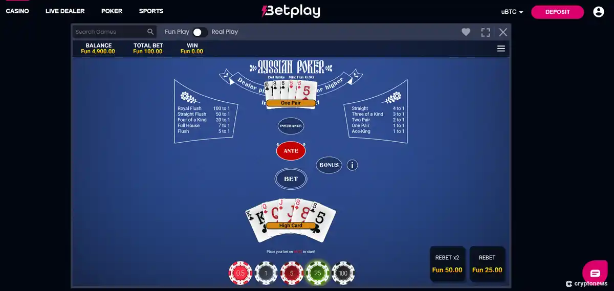 betplay russian poker