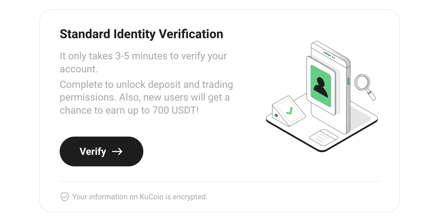 KuCoin Verification Box