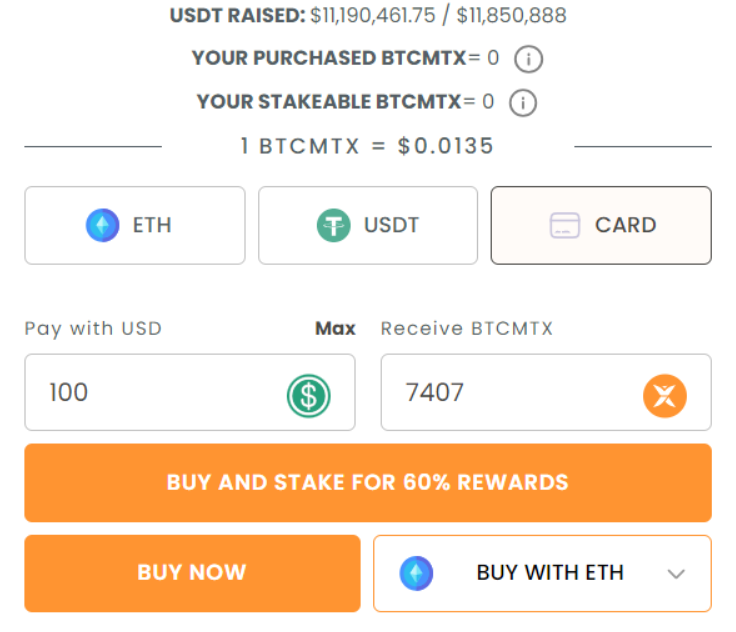 bitcoin minetrix buy or stake