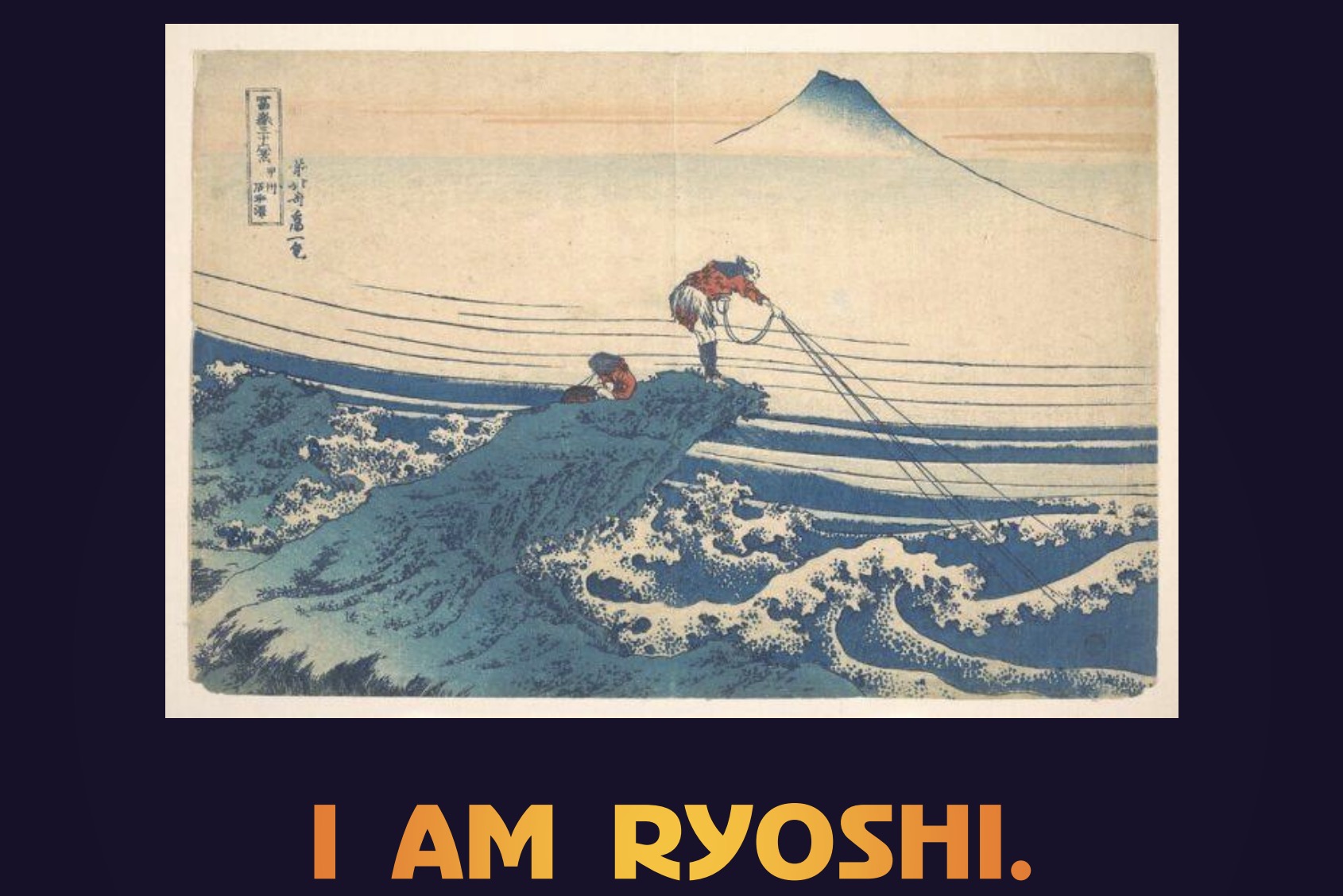 I am Ryoshi Post Header